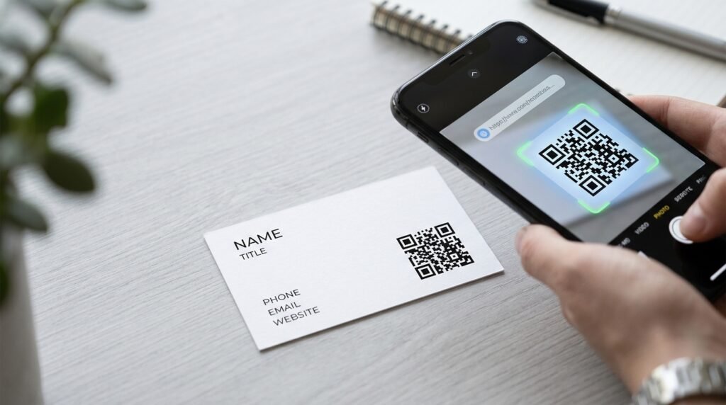 Business Cards With QR Code