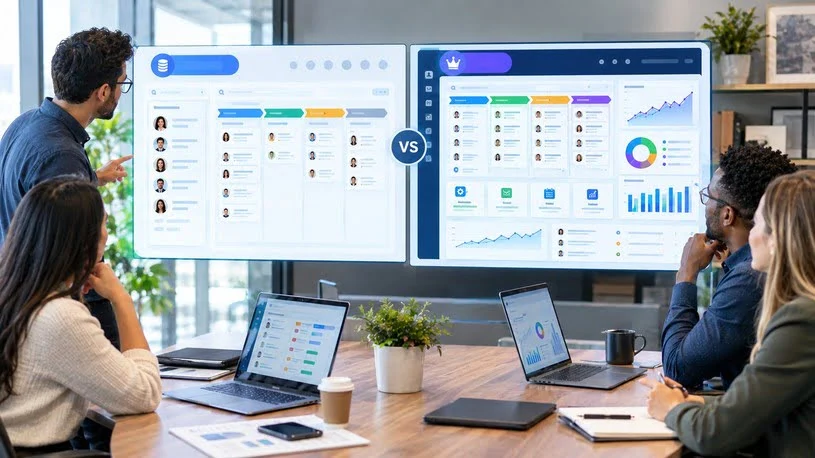 Sales Management Software vs. Free CRM Software: Same Category, Different Budget